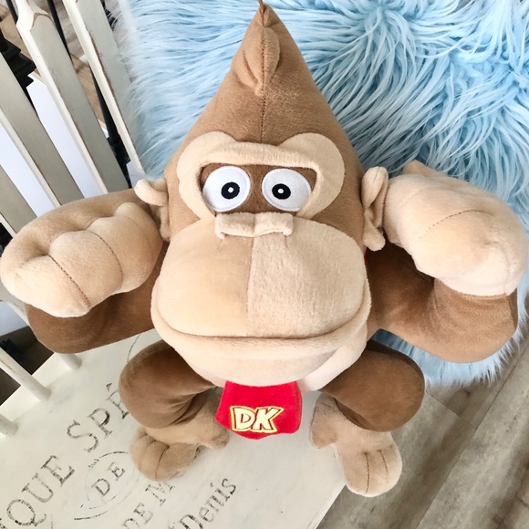 Super Mario, DONKEY KONG, 21 Inch Tall, Stuffed, Plush, 2022, Good Condition - Picture 2 of 13